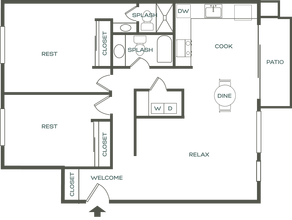 The Aspen 8110F floor plan